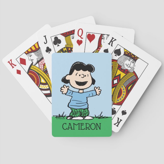 Jeu De Cartes Lucy With Arms Wide Playing Cards (dos)