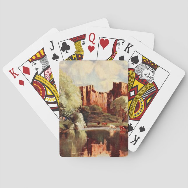 Jeu De Cartes Ludlow Castle III, Shropshire, Angleterre (dos)