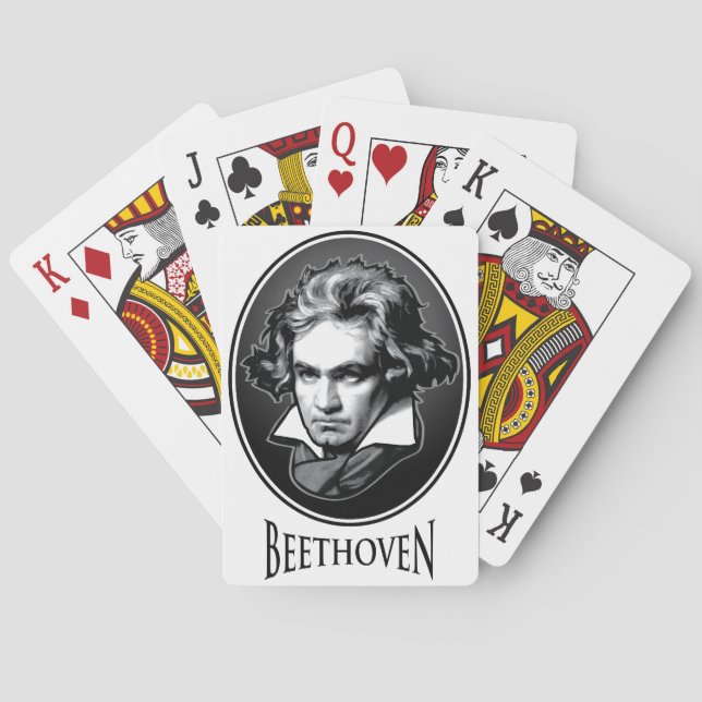 Jeu De Cartes Ludwig VanBeethoven - Compositeur musicien (dos)
