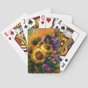 Jeu De Cartes "Lueur de tournesol"