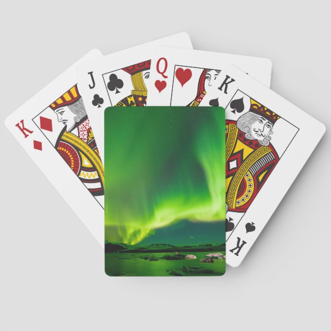 Jeu De Cartes Lueurs boréales d'Islande (dos)