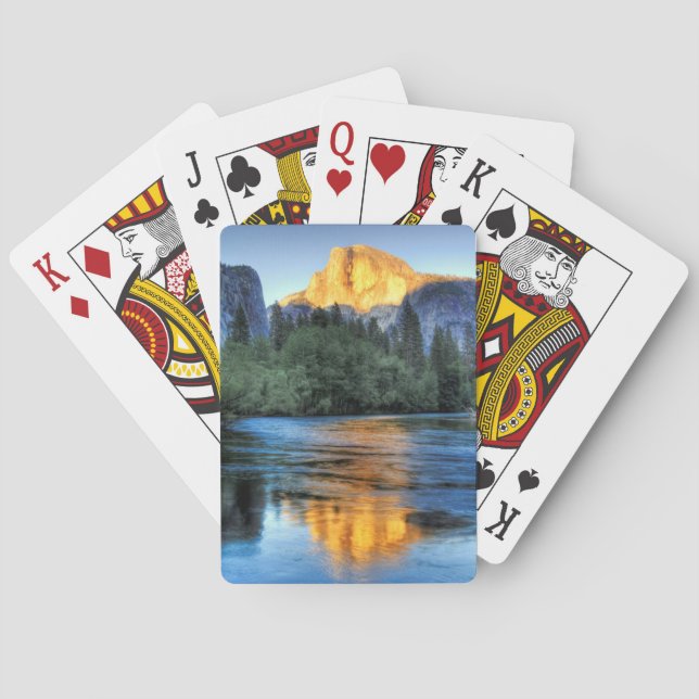 Jeu De Cartes Lumière dorée sur Half Dome (dos)