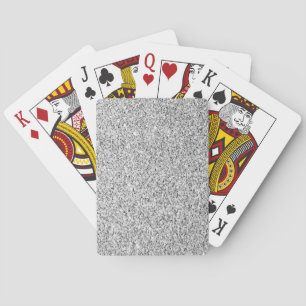 Jeu De Cartes Lumière grise argentée scintillements étincelles