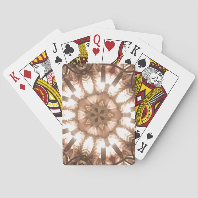 Jeu De Cartes Lumière Joyeux sapin de Noël Lumières Kaleidoscope (dos)