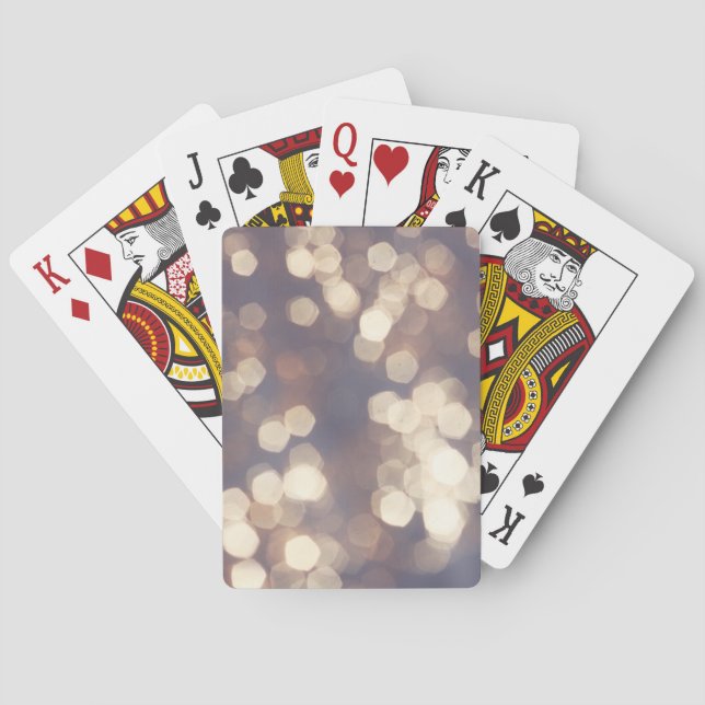 Jeu De Cartes Lumières Soft Bokeh Jouer des cartes (dos)