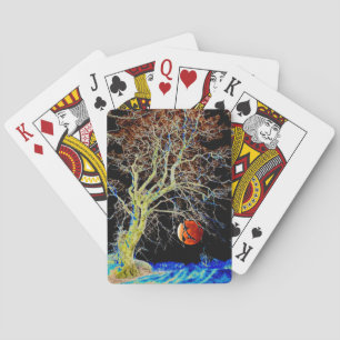 Jeu De Cartes Lune rouge montante