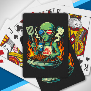 Jeu De Cartes Lunettes de soleil drapeau américain BBQ Grill ext