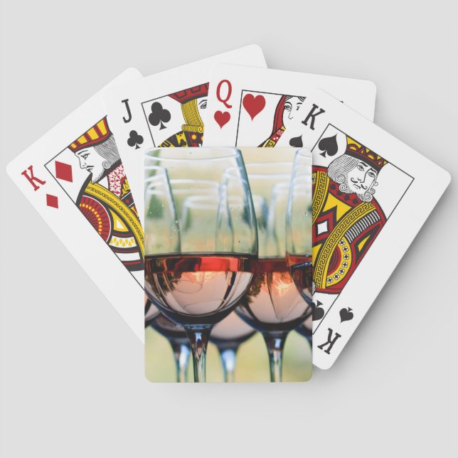 Jeu De Cartes Lunettes de vin remplies de Hood (dos)