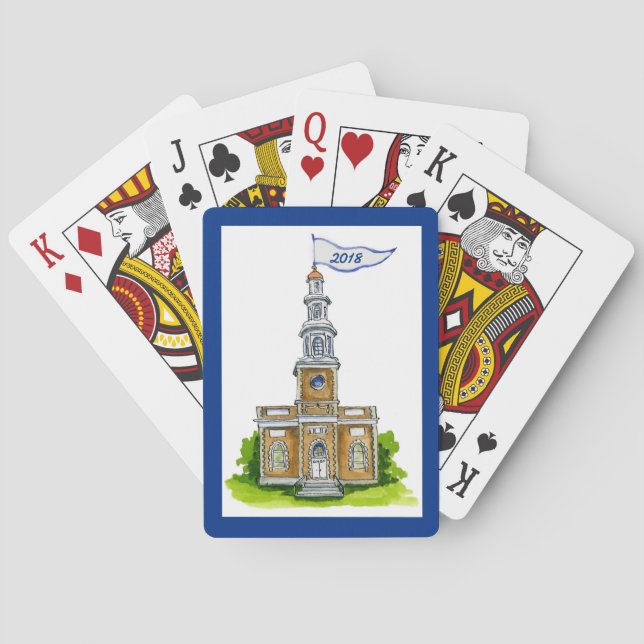 Jeu De Cartes L'université carde la classe de 2018 (dos)