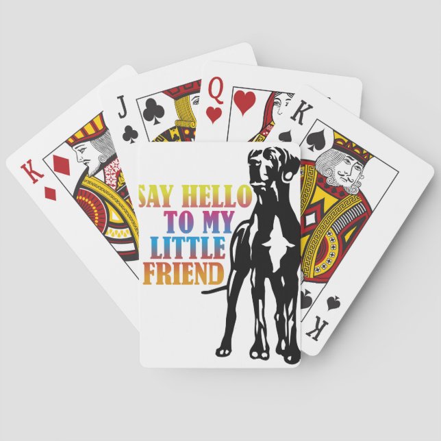 Jeu De Cartes Lustiges Doggenbild (dos)