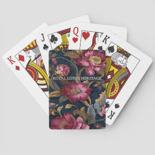 Jeu De Cartes Luxury Floral Vintage Royal