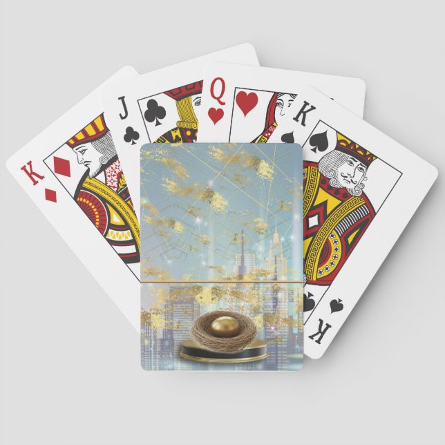 Jeu De Cartes  Luxury Foil Easter Play Card (dos)