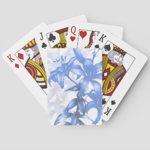 Jeu De Cartes Lys bleus fine art jouer aux cartes