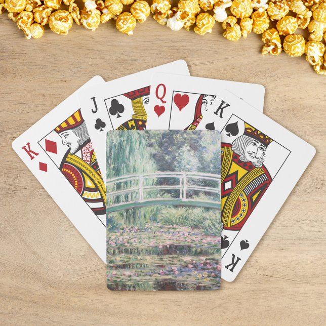 Jeu De Cartes Lys d'eau blanche | CLAUDE MONET (Créateur téléchargé)