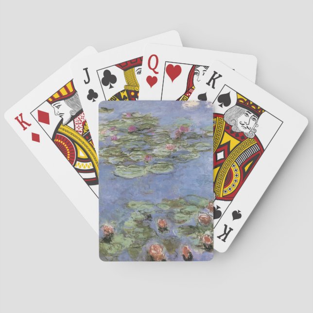 Jeu De Cartes Lys d'eau Monet vintages (dos)