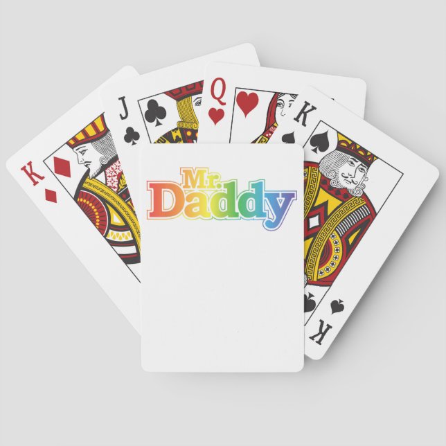 Jeu De Cartes M. Daddy Gay pride (dos)