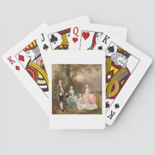Jeu De Cartes M. et Mme John Gravenor et their Daughters, Eliz
