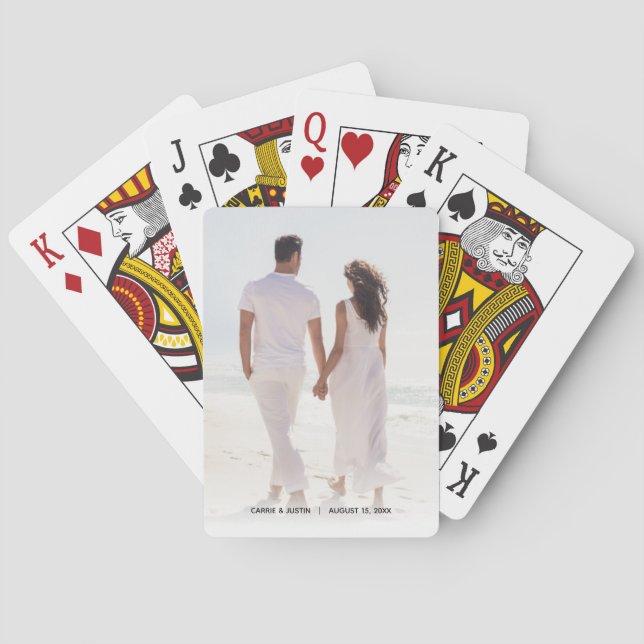 Jeu De Cartes M. et Mme Mariage Photo (dos)