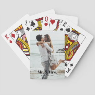 Jeu De Cartes M. et Mme Mariage photo Newlysaw