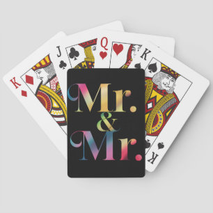Jeu De Cartes M. & M. Gay Enterrement de vie de garçon Mariage g