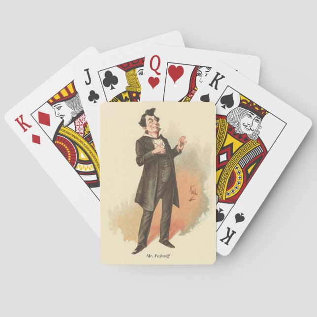 Jeu De Cartes M. Pecksniff par Kyd - Martin Chuzzlewit de Dicken (dos)