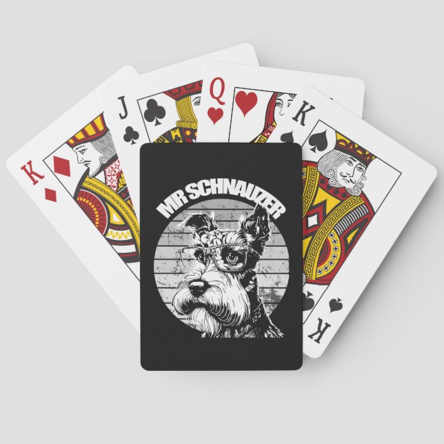 Jeu De Cartes M. Schnauzer (dos)