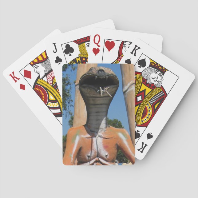 Jeu De Cartes M. Snake AKA Cobra Head ... Enfer bouddhiste (dos)