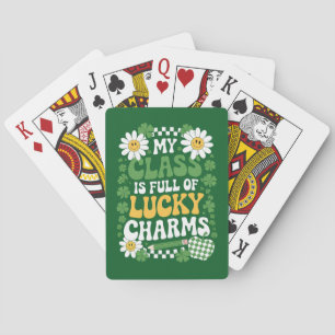 Jeu De Cartes Ma classe est pleine de charmes chanceux St Patric