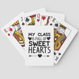 Jeu De Cartes Ma Classe Est Pleine De Coeurs Sucrés