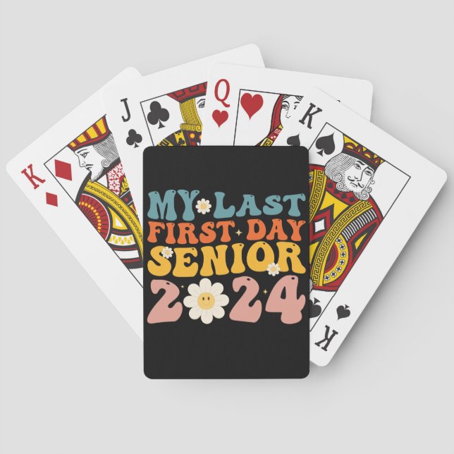 Jeu De Cartes Ma Dernière première journée de classe supérieure  (dos)