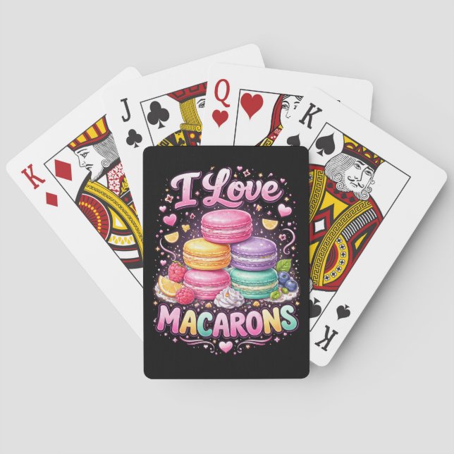 Jeu De Cartes Macarons Amour Sucré (dos)