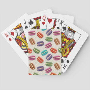 Jeu De Cartes macarons jouant aux cartes