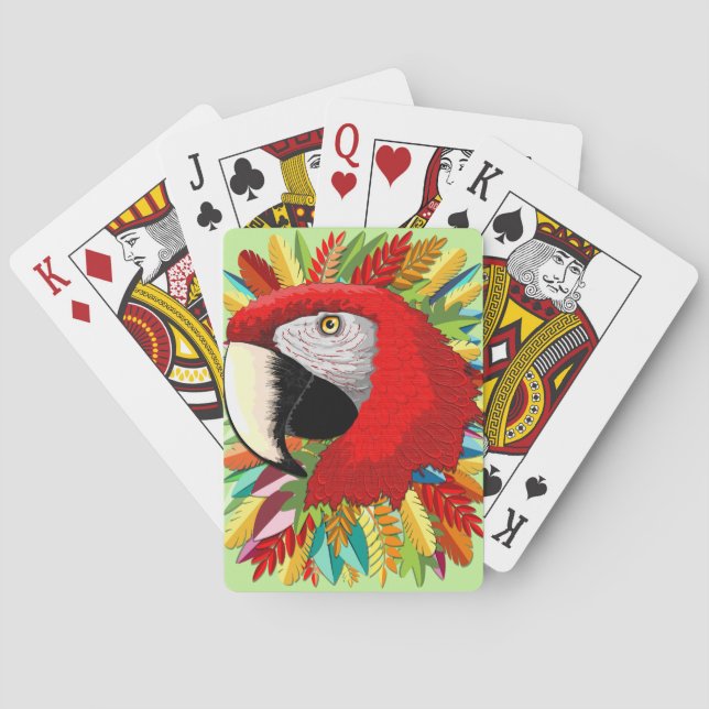 Jeu De Cartes Macaw Parrot (dos)