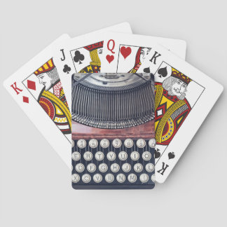 Jeu De Cartes Machine à écrire vintage