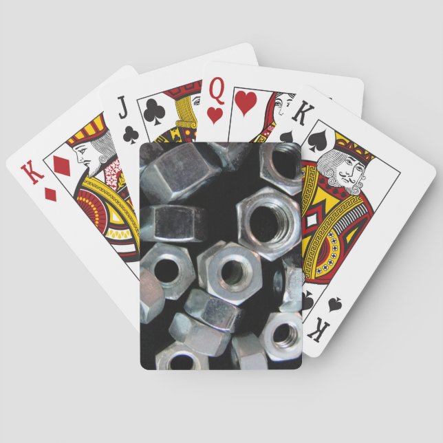 Jeu De Cartes Machine Thread Hex Nut Collection Lecture Cartes (dos)
