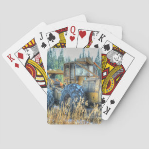 Jeu De Cartes Machinerie agricole, tracteur, rétrocaveuse, véhic
