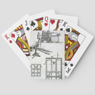 Jeu De Cartes Machinerie balistique romaine, de l'Encyclopédie