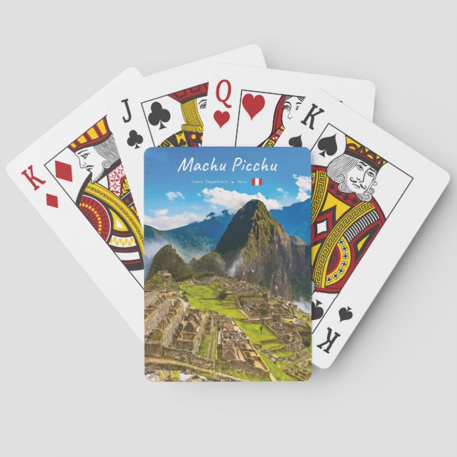 Jeu De Cartes Machu Picchu, Pérou - Ruines de la citadelle inca (dos)