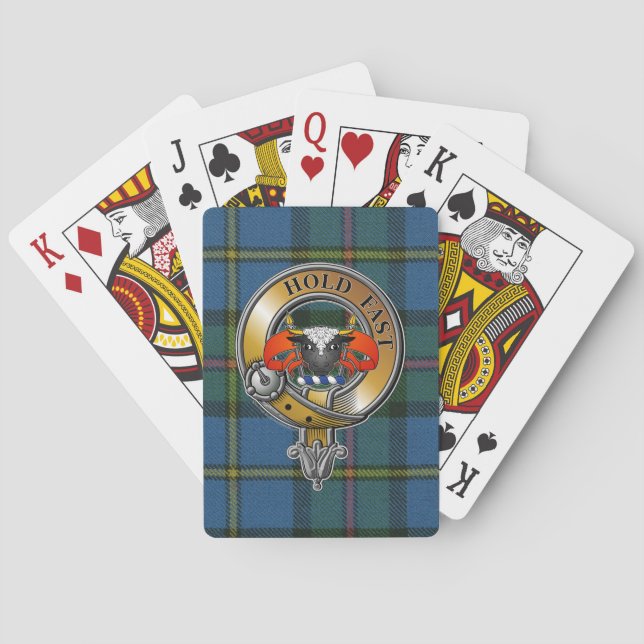 Jeu De Cartes MacLeod Tartan & Badge (dos)