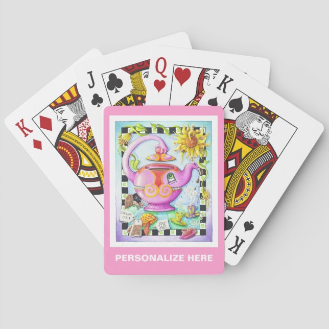 JEU DE CARTES MAD À PROPOS DE TEA PARTY (dos)