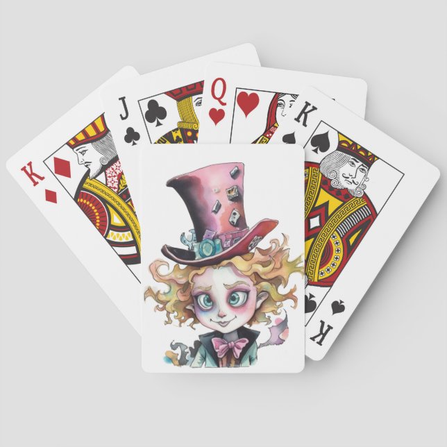 Jeu De Cartes Mad Hatter (dos)