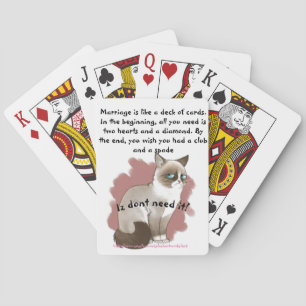 Jeu De Cartes "Mad Kat contre le mariage"