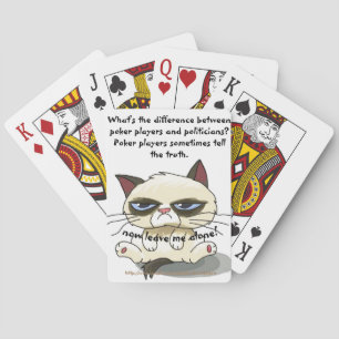 Jeu De Cartes "Mad Kat vs joueurs de poker et politiciens"