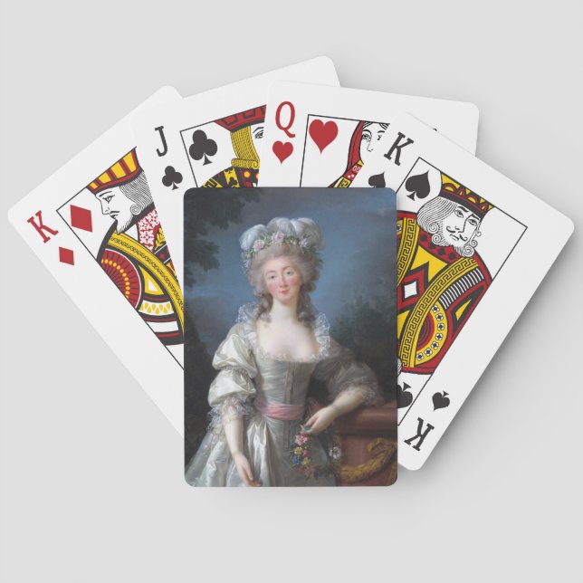 Jeu De Cartes Madame du Barry 1782 par Elisabeth Brun (dos)