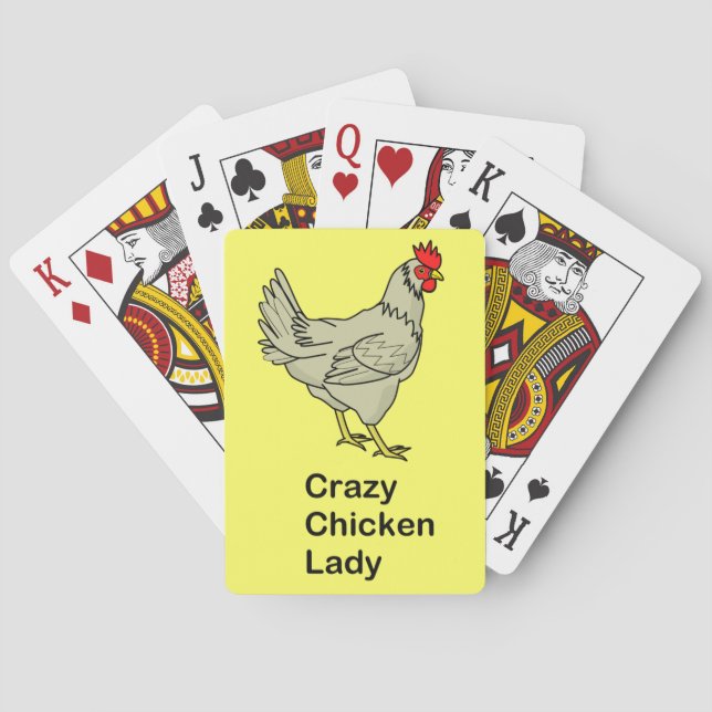 Jeu De Cartes Madame folle de poulet (dos)