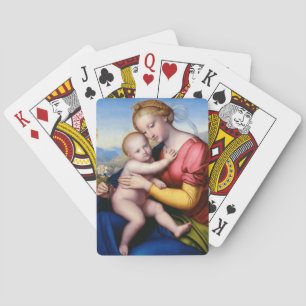 Jeu De Cartes Madone et Enfant