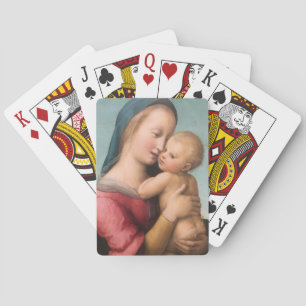 Jeu De Cartes Madone et Enfant