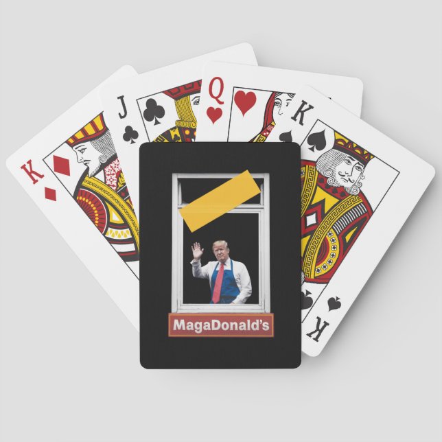 Jeu De Cartes MAGADonald's Trump 2024 (dos)