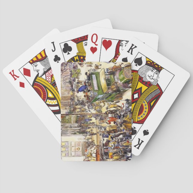 Jeu De Cartes Magasins de Noël sur la Cinquième Avenue (New York (dos)