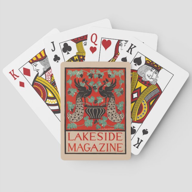 Jeu De Cartes Magazine vintage Lakeside (dos)